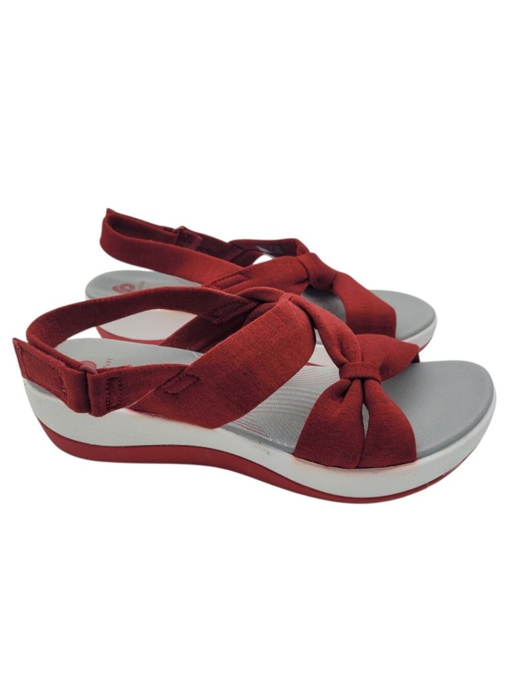 Clarks Cloud steppers Arla Primrose Slingback Comfort Sandals Red 9.5W Casual